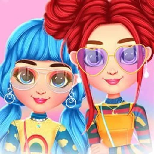 Bffs Rainbow Fashion Addict HTML5 game