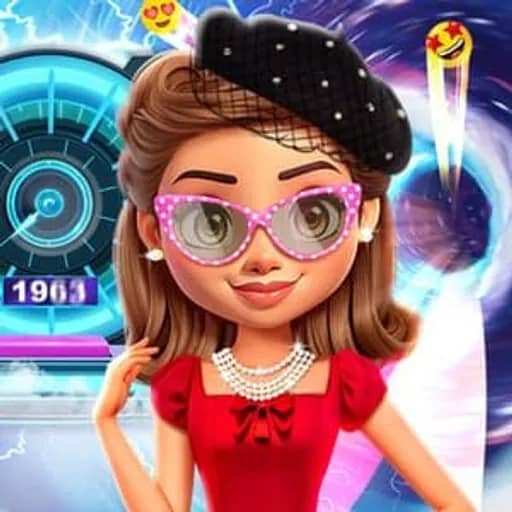 BFFs Retro Time Travel Fashion HTML5 game