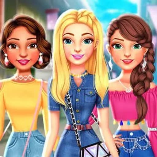 BFFs Trendy Squad Fashion HTML5 game