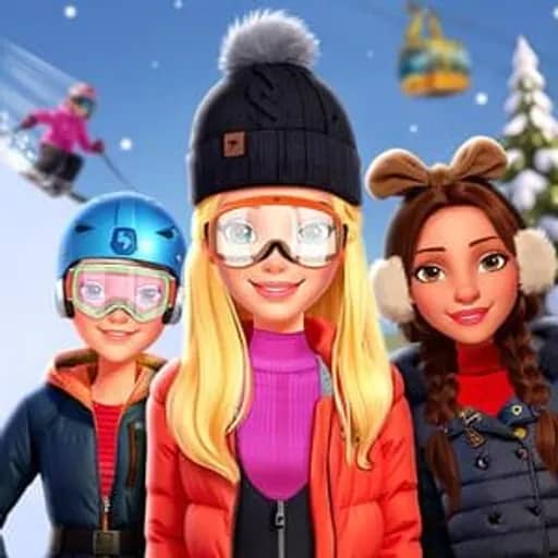 Ellie And Friends Ski Fashion HTML5 game