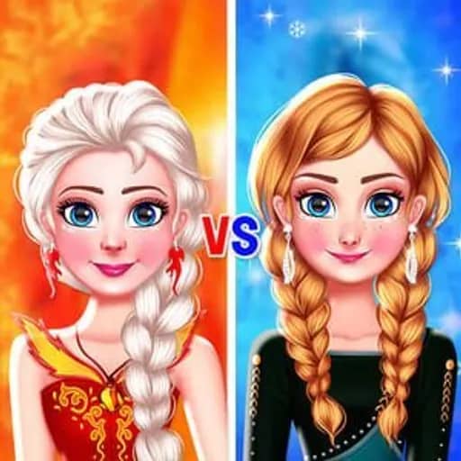Sisters Ice Vs Flame HTML5 game