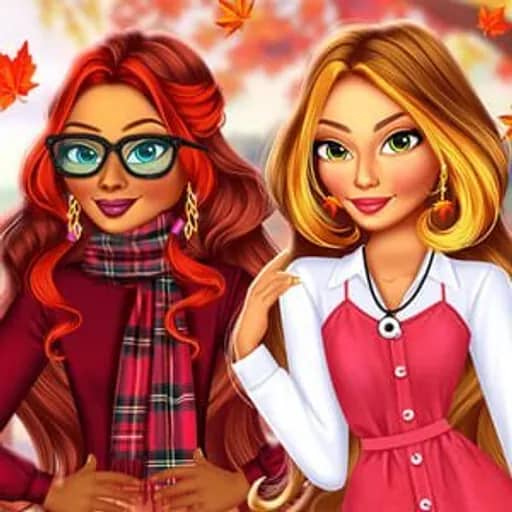 Super Girls Fall Fashion trends HTML5 game
