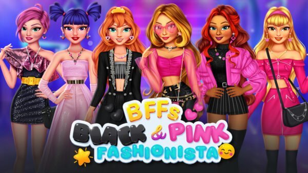 BFFs Black And Pink Fashionista