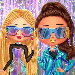 BFFs Holographic Futuristic Fashion