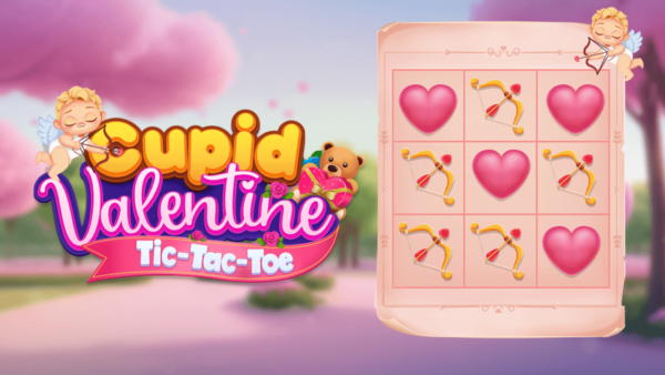 Cupid Valentine Tic-Tac-Toe